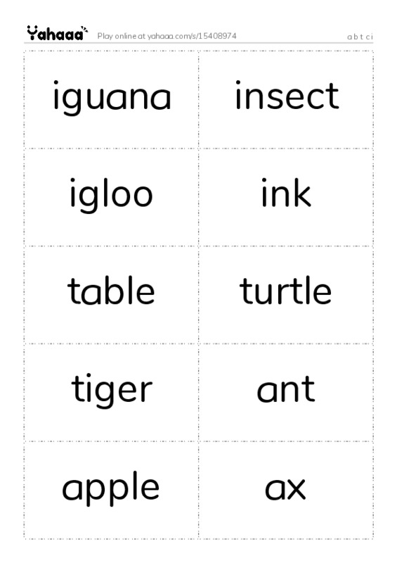 a b t c i PDF two columns flashcards