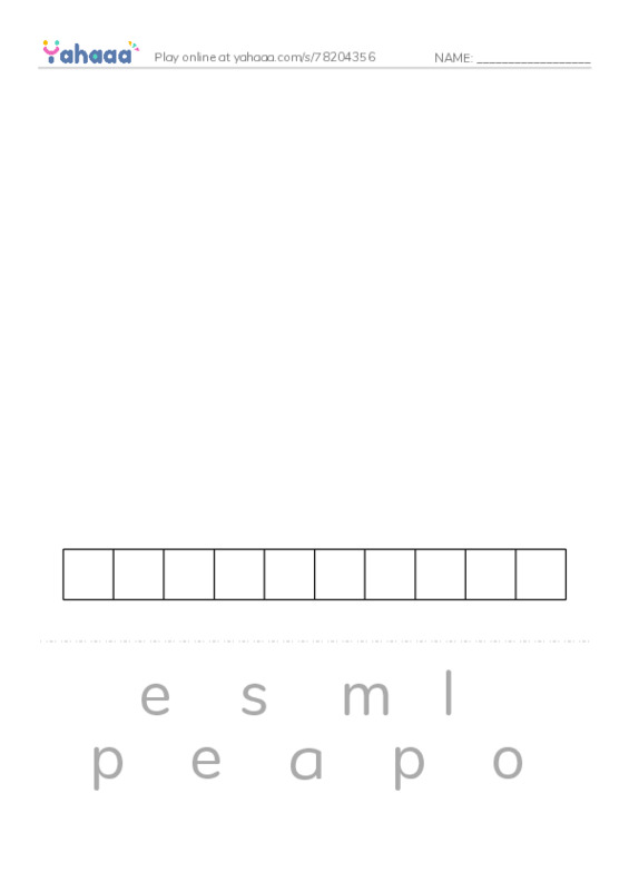  PDF word puzzles worksheet