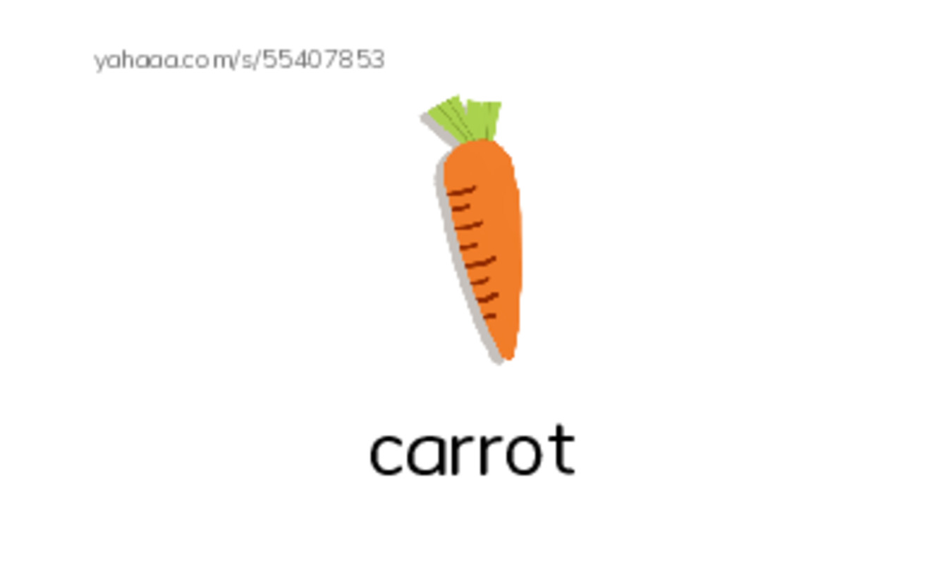 vegetables PDF index cards with images