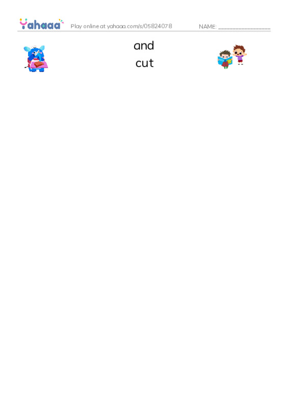 ABC phonics 1 PDF three columns match words