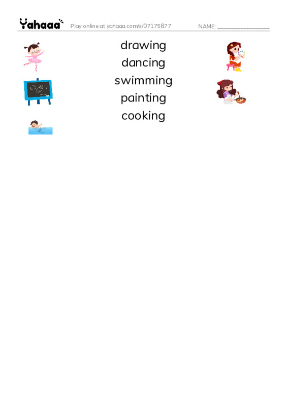 Unit 5 (G3) PDF three columns match words