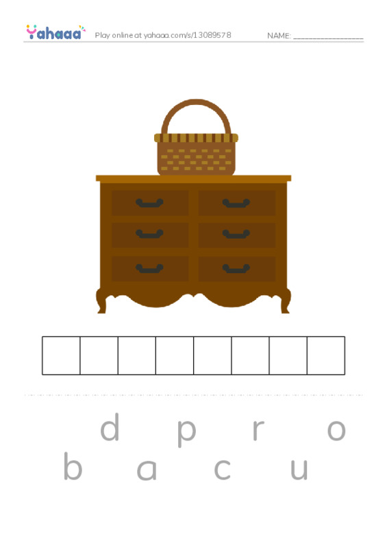 House&Home PDF word puzzles worksheet