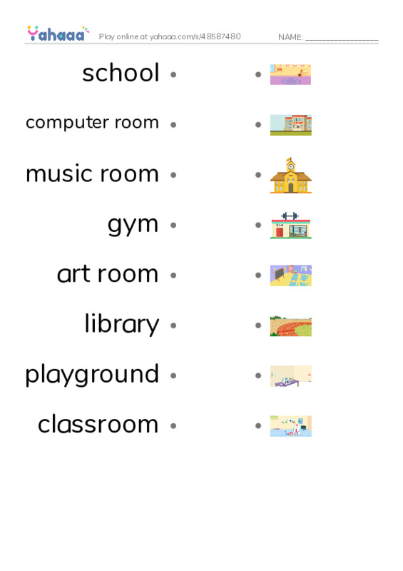 u5 PDF link match words worksheet