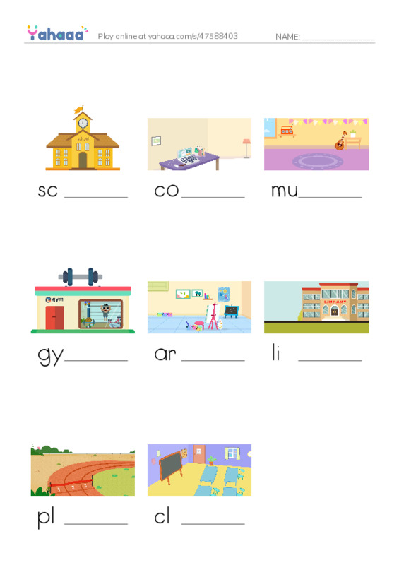 u5 PDF worksheet to fill in words gaps