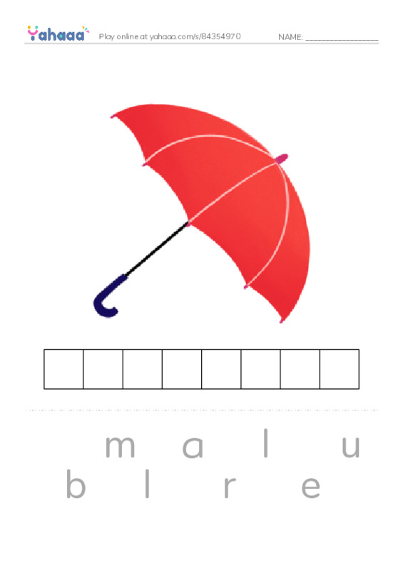 UVWXYZ words PDF word puzzles worksheet