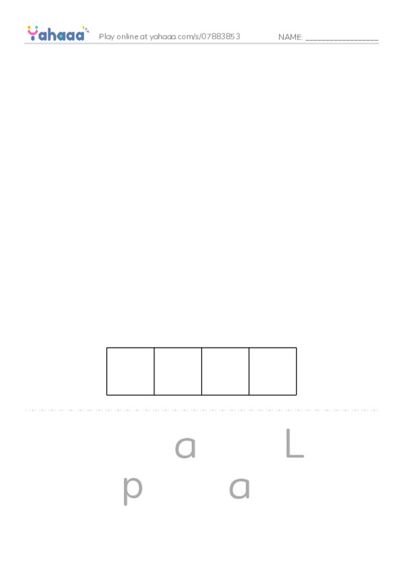 Lapa PDF word puzzles worksheet