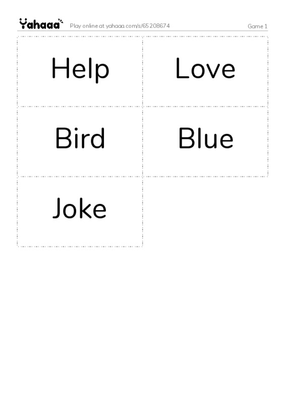 Game 1 PDF two columns flashcards