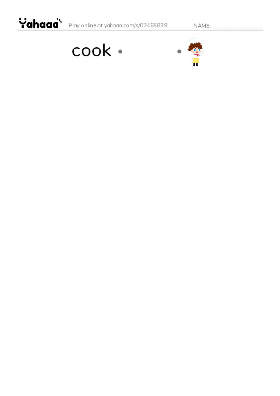 u333 PDF link match words worksheet