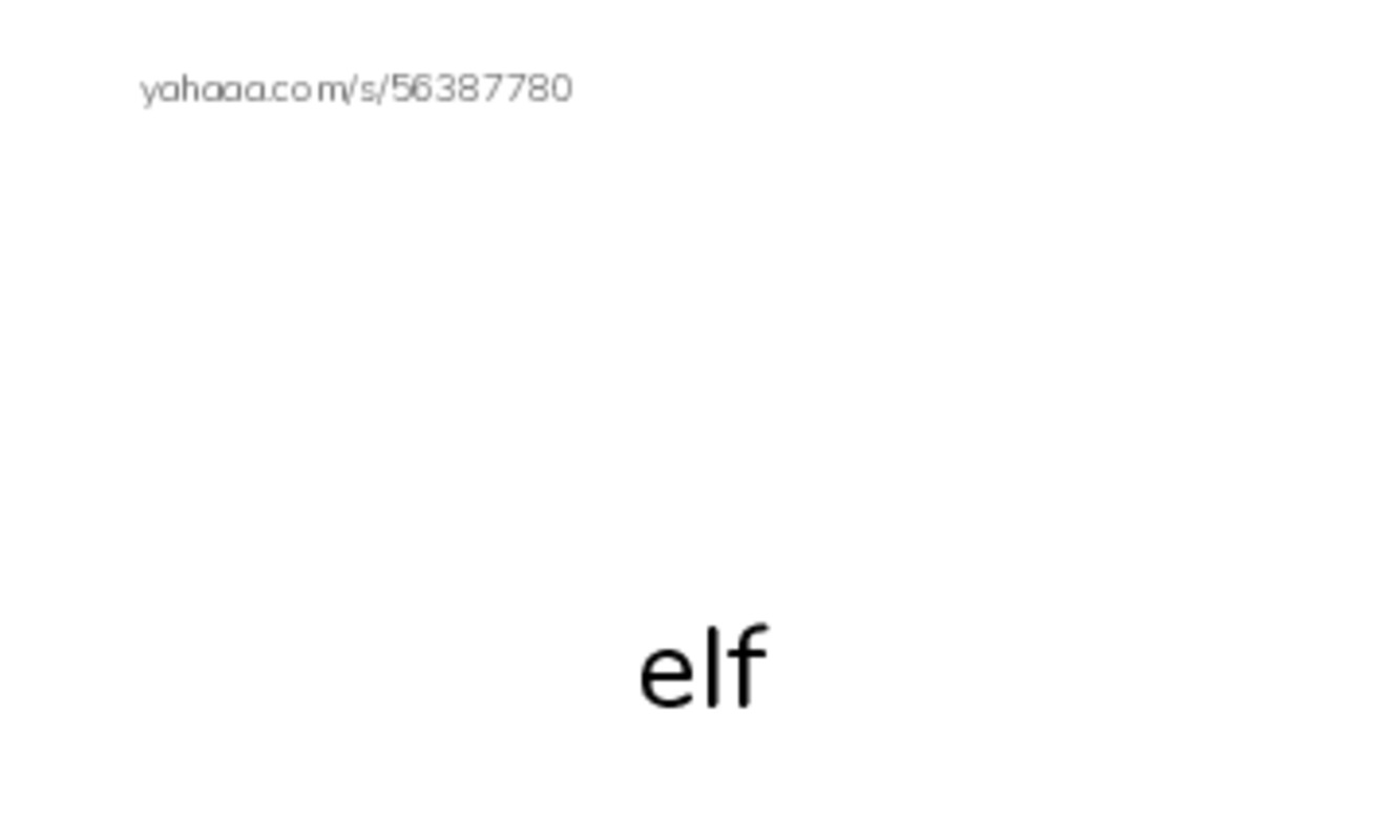 Christmas Elf PDF index cards with images