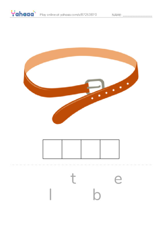 CLOTHES - 3  PDF word puzzles worksheet