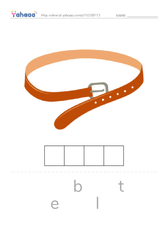 CLOTHES - 3  PDF word puzzles worksheet