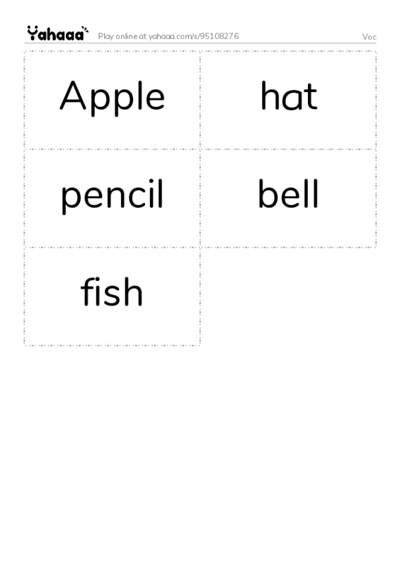Voc PDF two columns flashcards