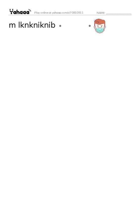 mn j PDF link match words worksheet