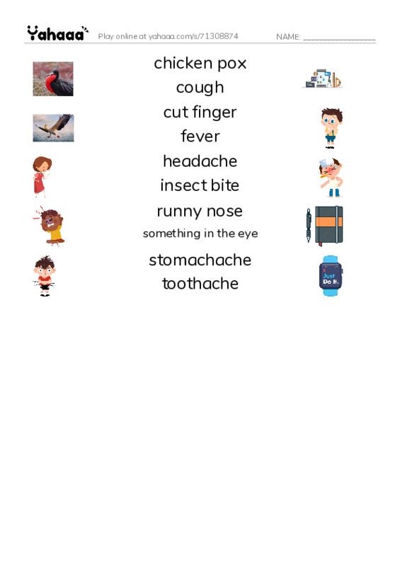  PDF three columns match words