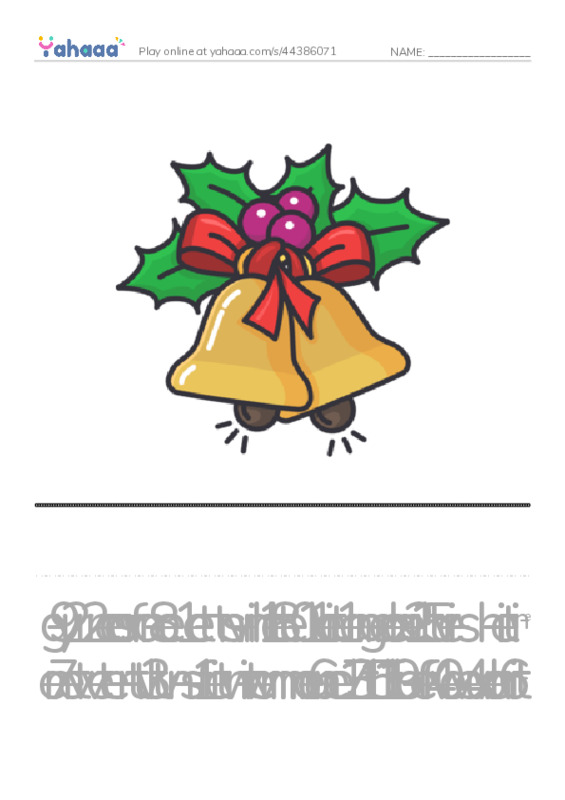 Numbers PDF word puzzles worksheet