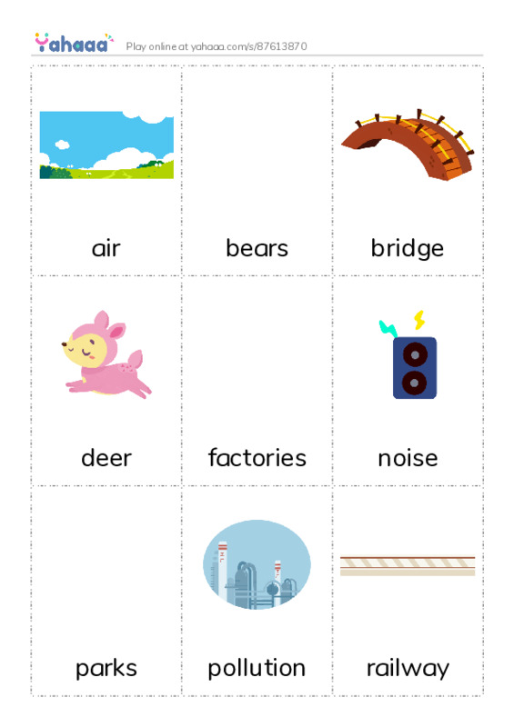 Picture flashcards worksheet for 