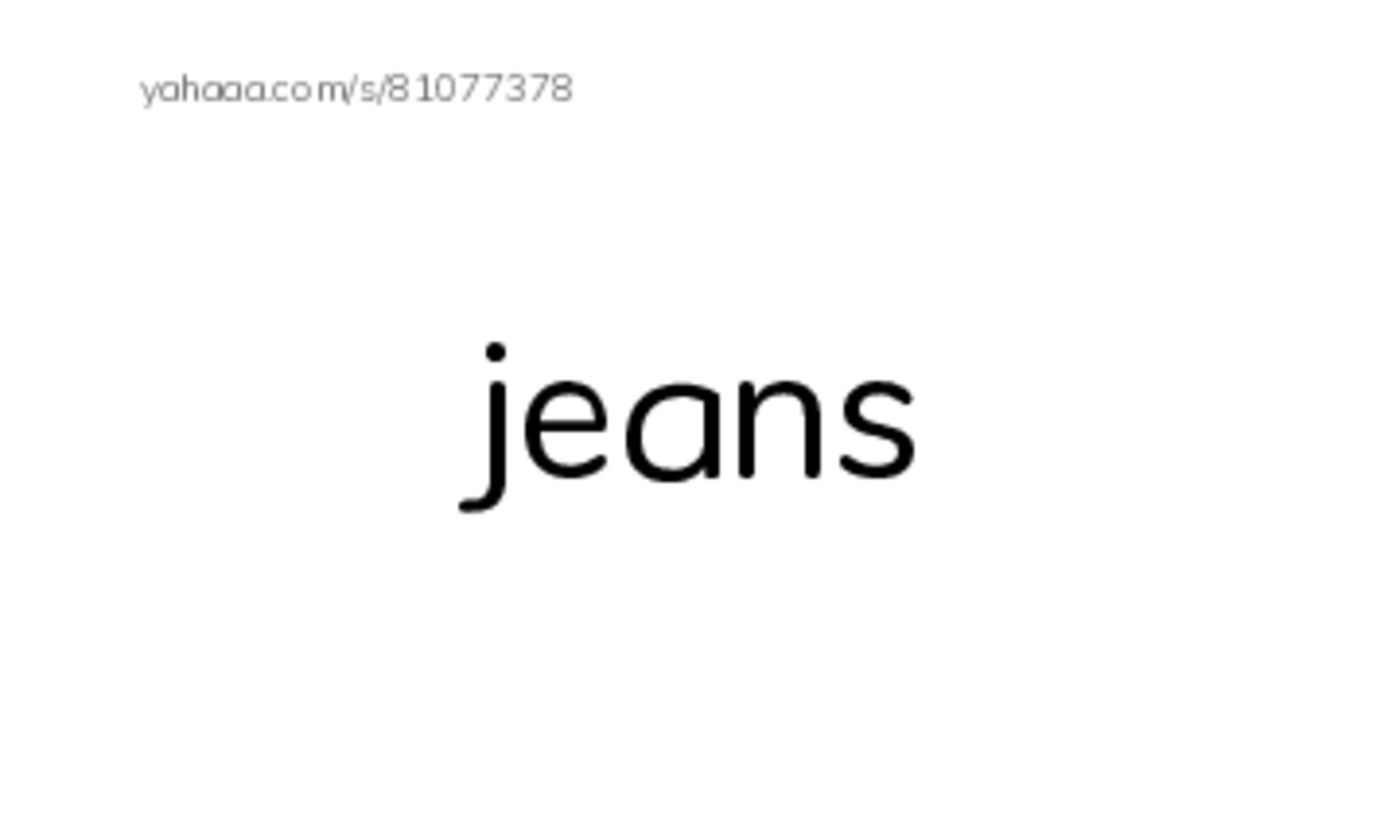 Index cards, words only worksheet for Clothes