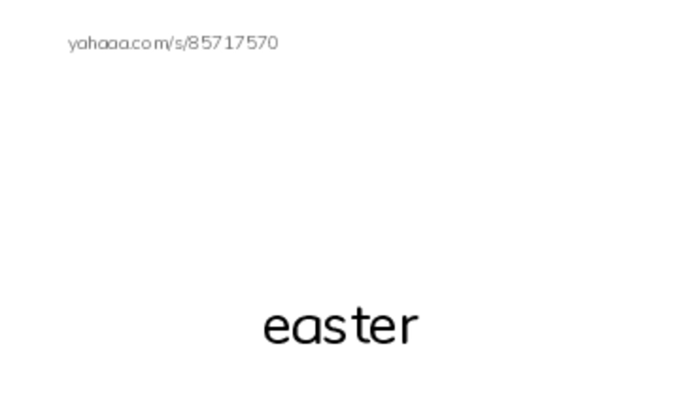 Index cards with pictures worksheet for Easter-Gr 2 ESL Learners