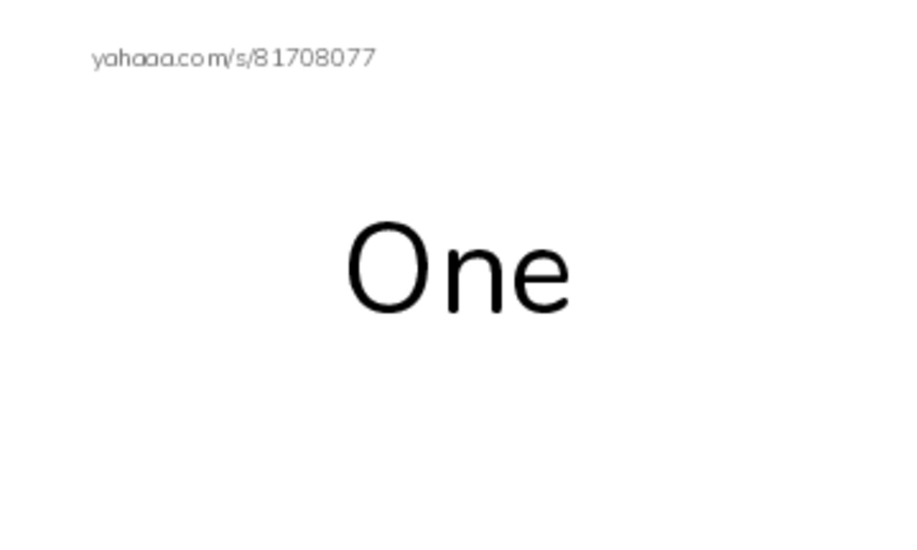 Index cards, words only worksheet for BG. Numbers 1-20