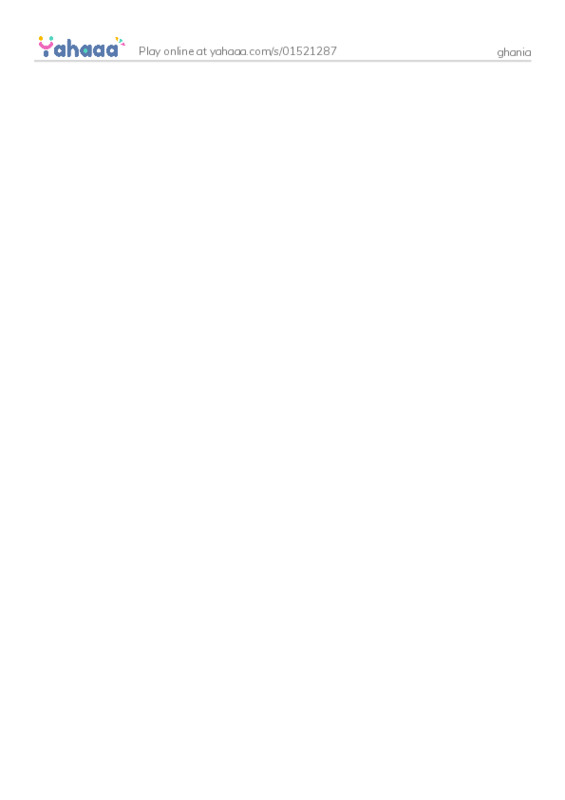 Picture flashcards worksheet for ghania
