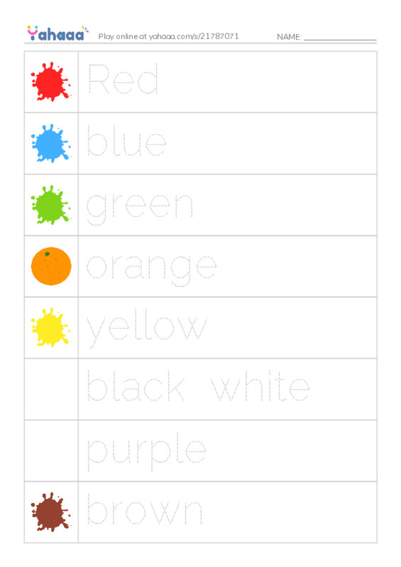 Picture and word rows worksheet for Mr/Ghazy El Nahas