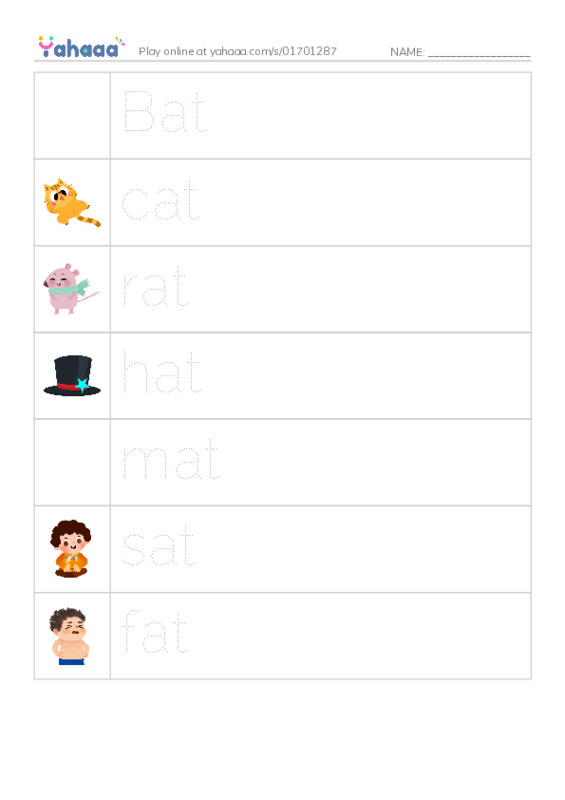 Picture and word rows worksheet for Mr/Ghazy El Nahas