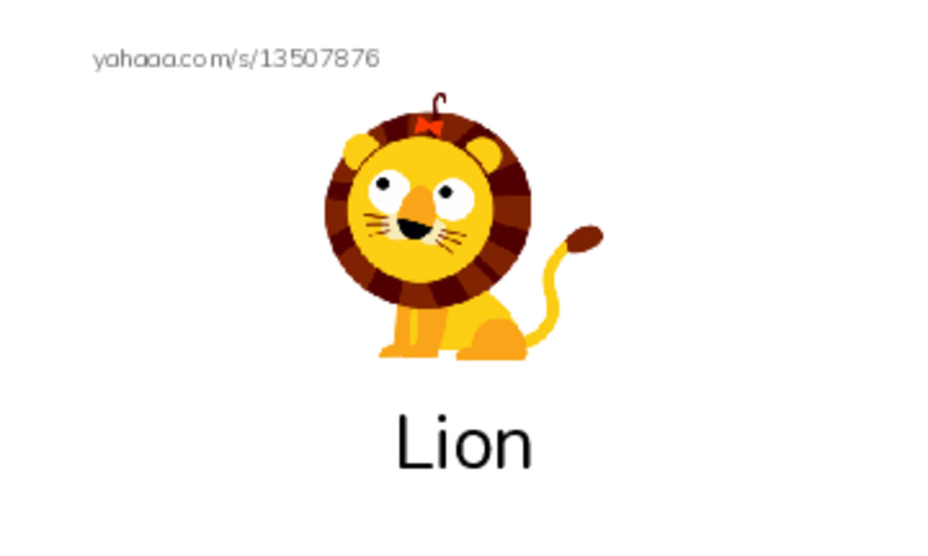 Index cards with pictures worksheet for Zoo