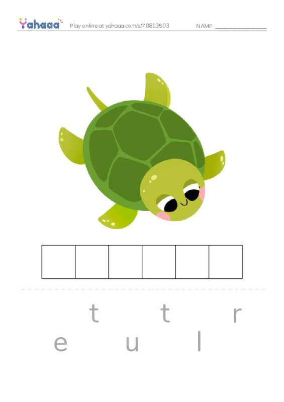 Letter scramble puzzle worksheet for letter t