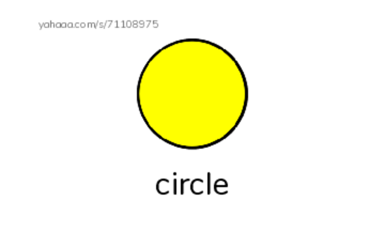 Index cards with pictures worksheet for shapes