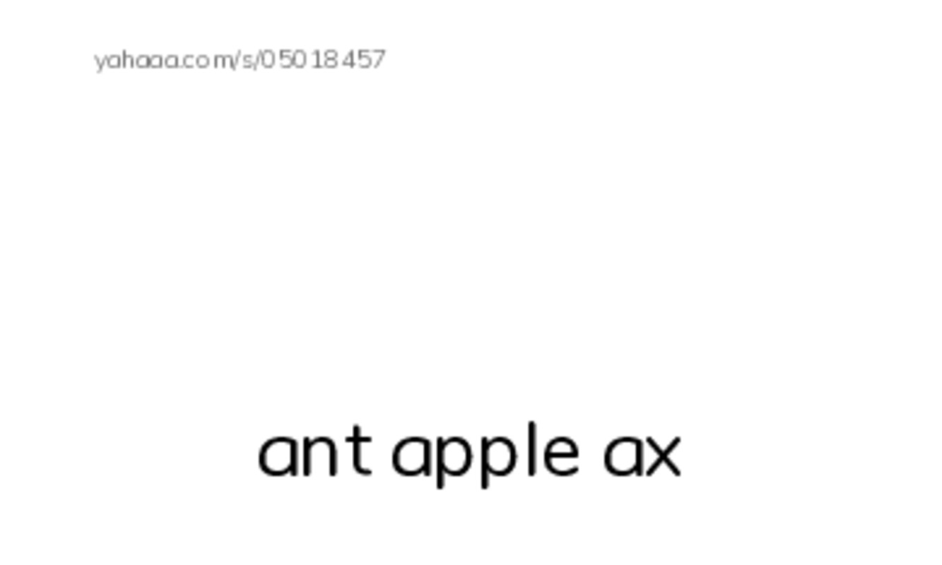 Index cards with pictures worksheet for Letter a