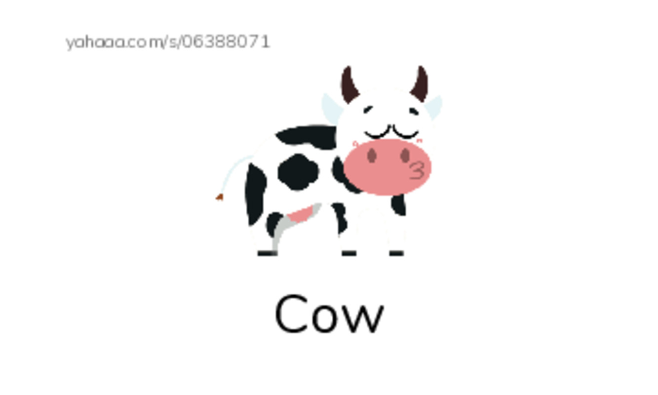 Index cards with pictures worksheet for Farm Animals
