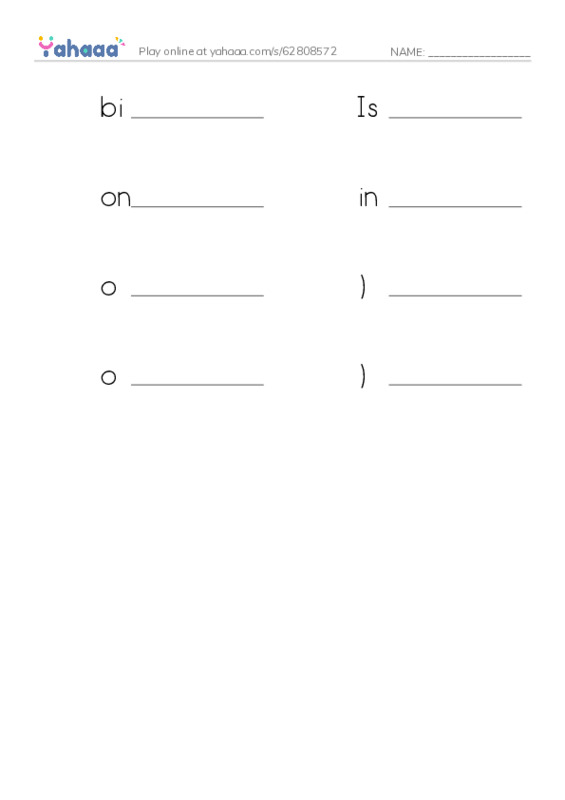 Write the word rows worksheet for Stages of Life