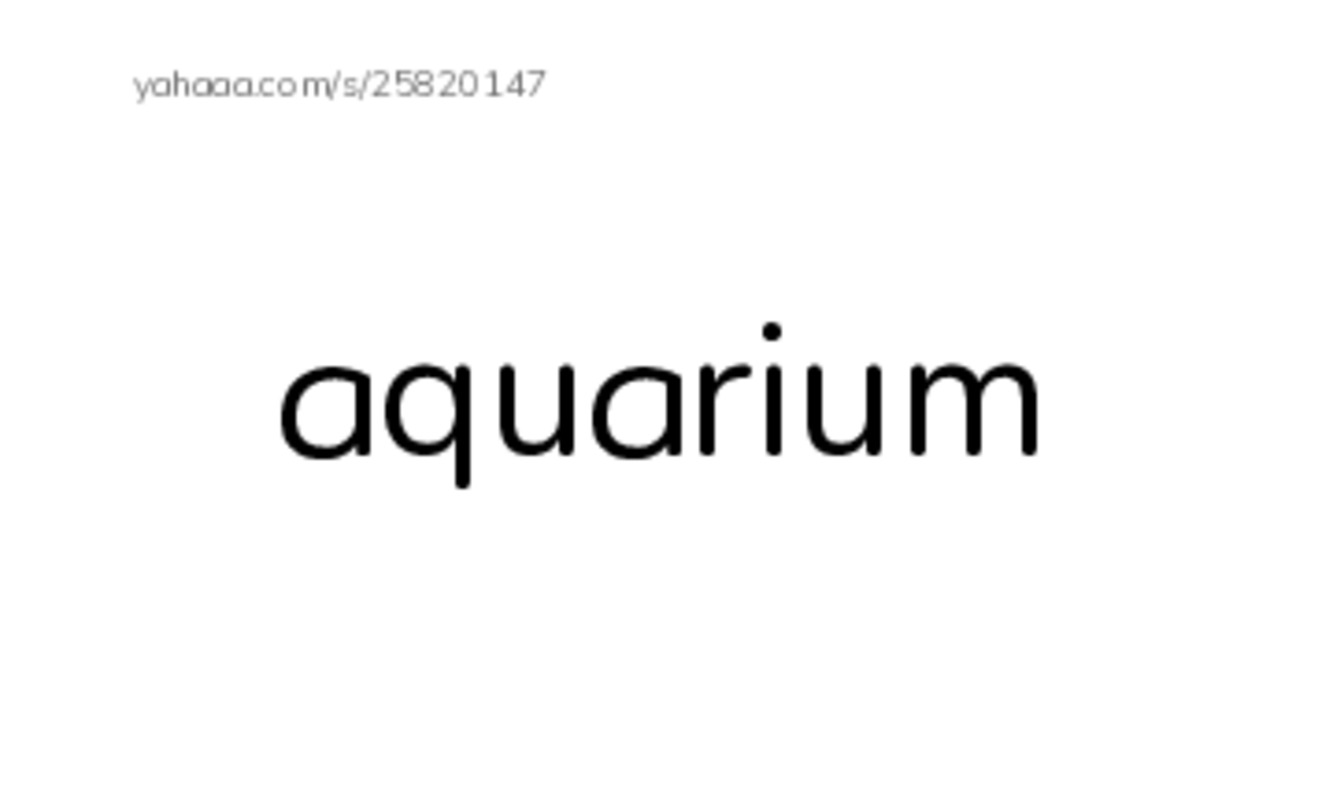 Index cards, words only worksheet for aquarium, art gallery, gift shop and 6 more