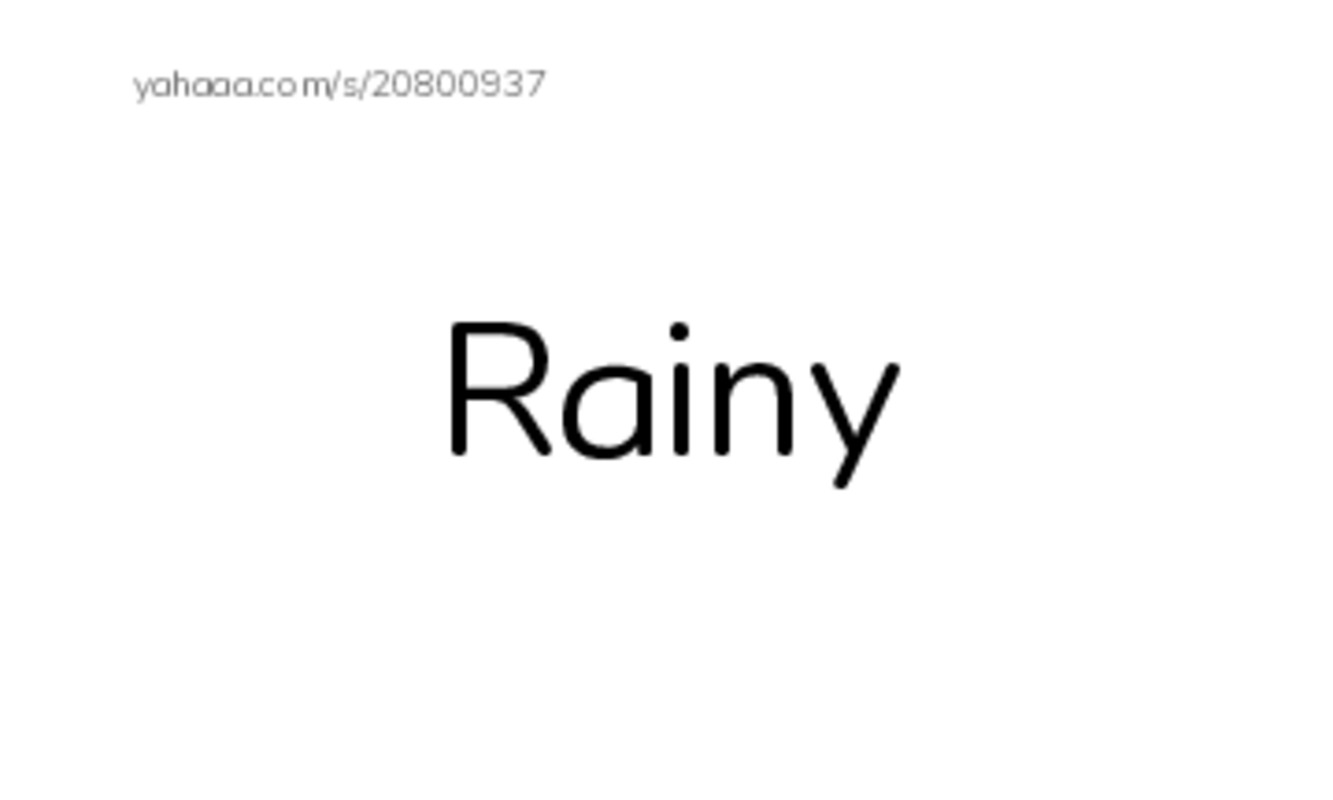 Index cards, words only worksheet for The weather