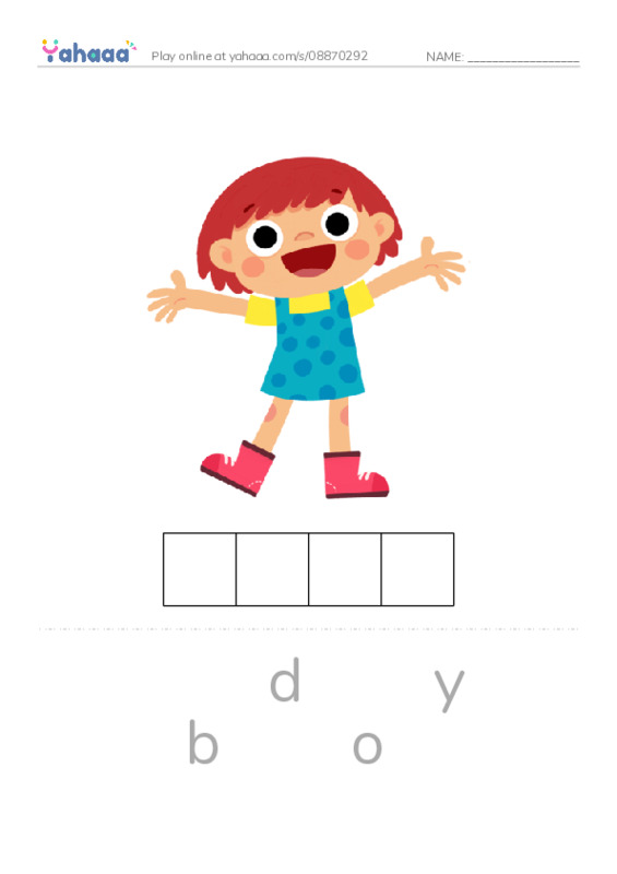 Letter scramble puzzle worksheet for My Face and My Body