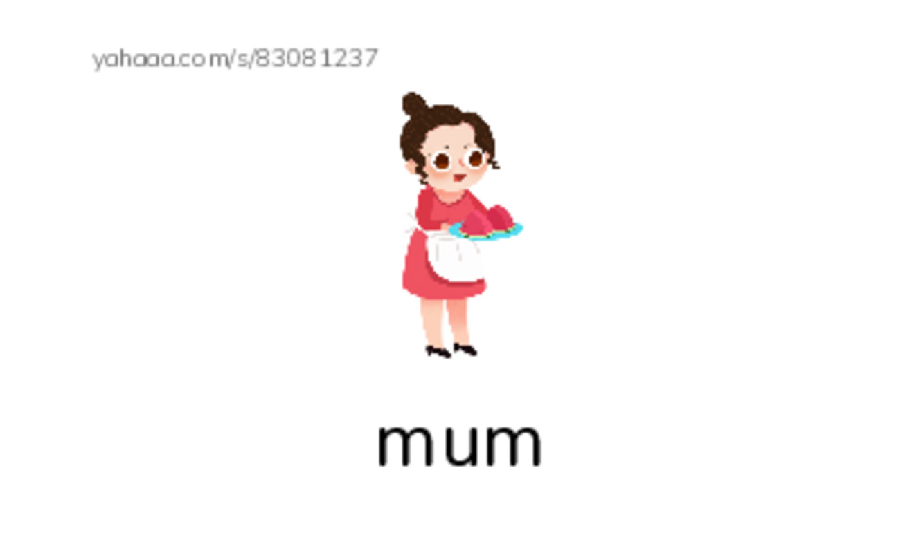 Index cards with pictures worksheet for Family