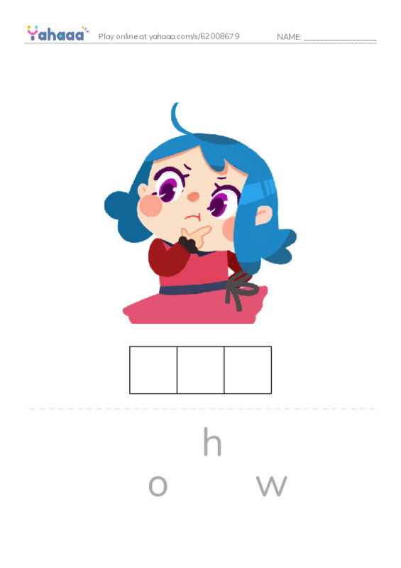Letter scramble puzzle worksheet for Question words