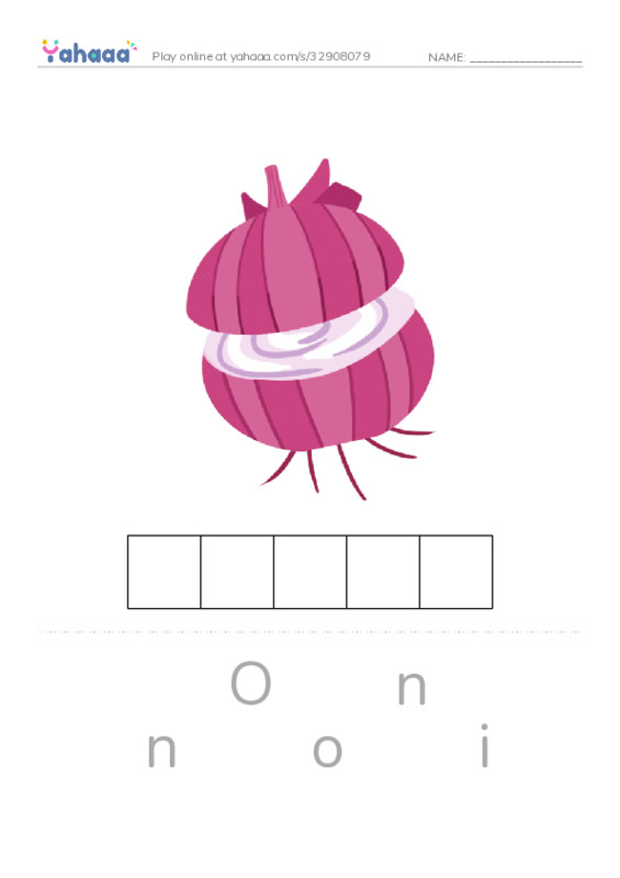 Letter scramble puzzle worksheet for 1