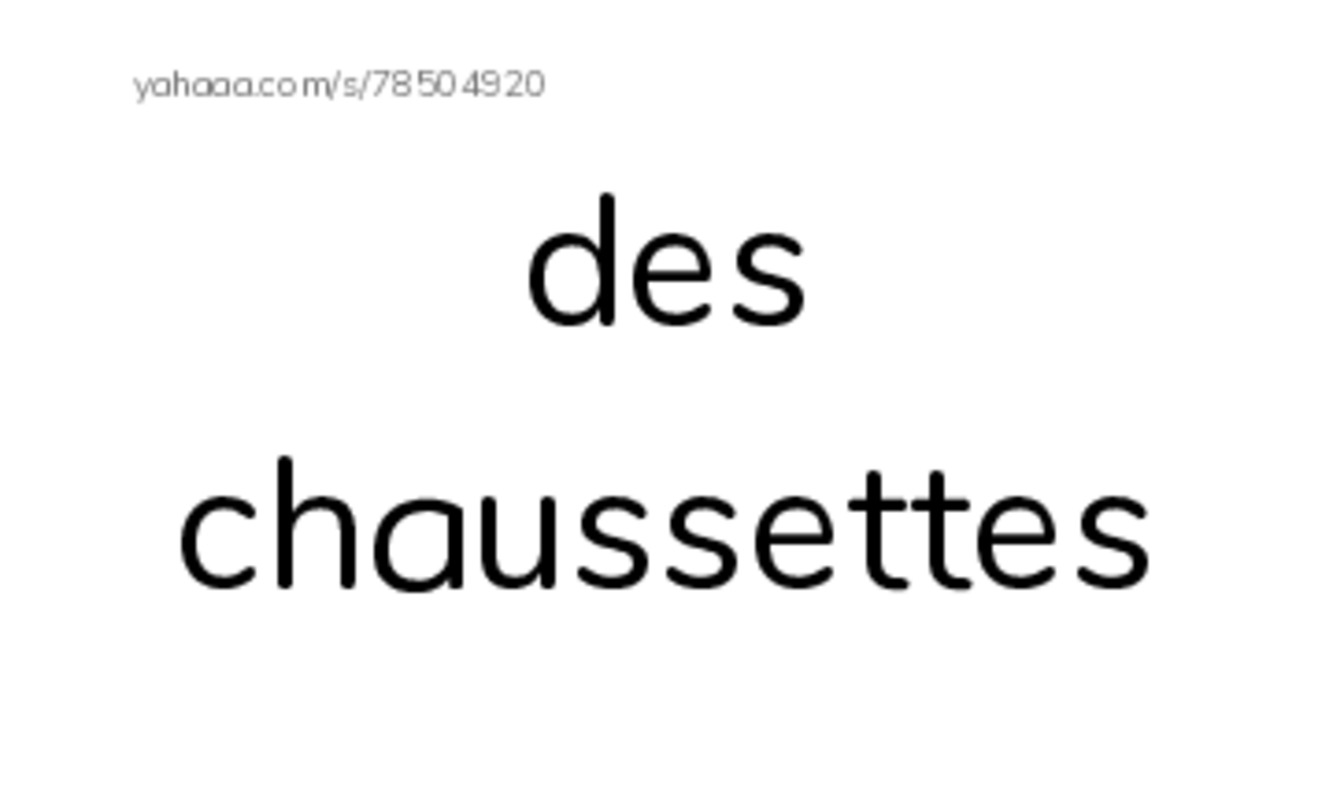 Index cards, words only worksheet for les vêtements