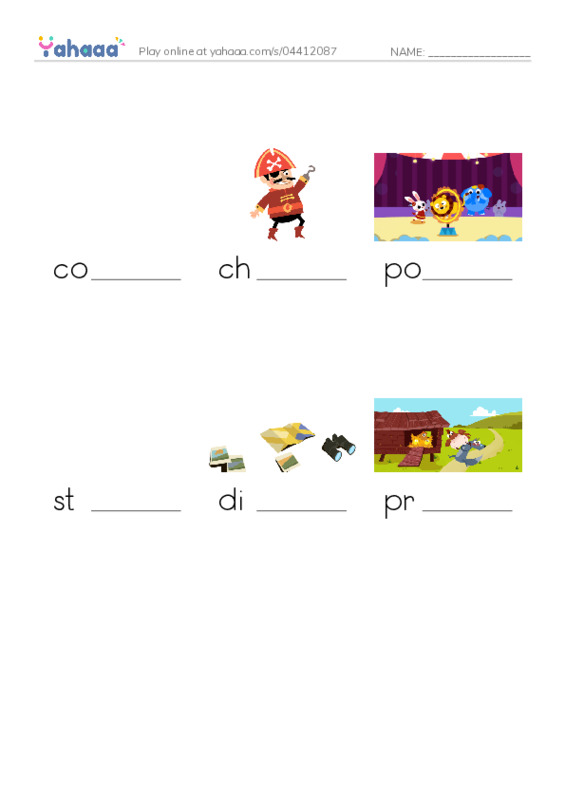 Finish the word worksheet for superheroes