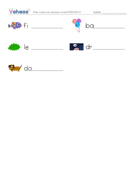 Write the word rows worksheet for Adventure