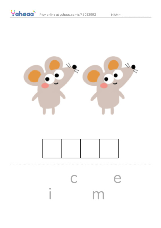 Letter scramble puzzle worksheet for RE U7 S1