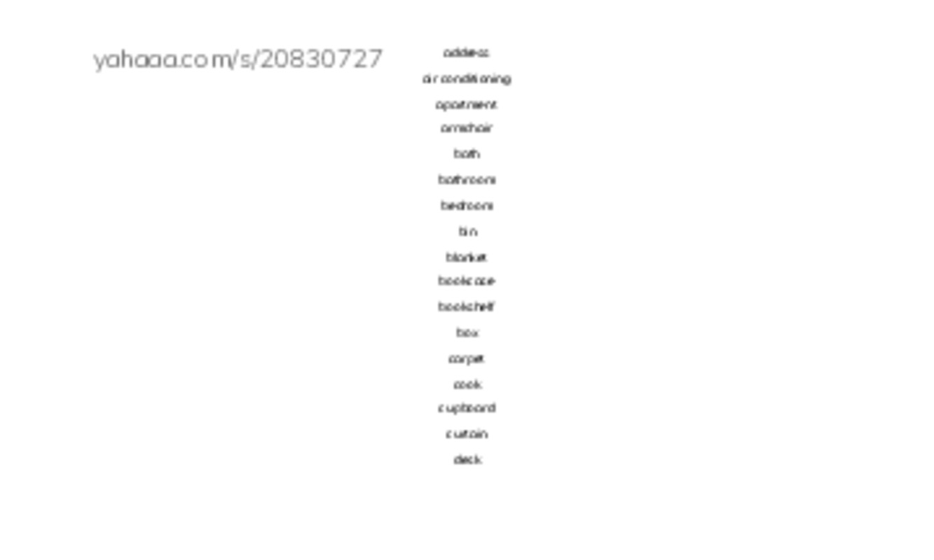 Index cards, words only worksheet for Unit2