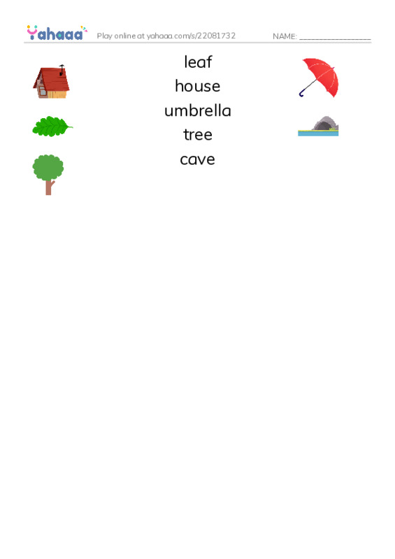 Match both sides worksheet for What gives cover