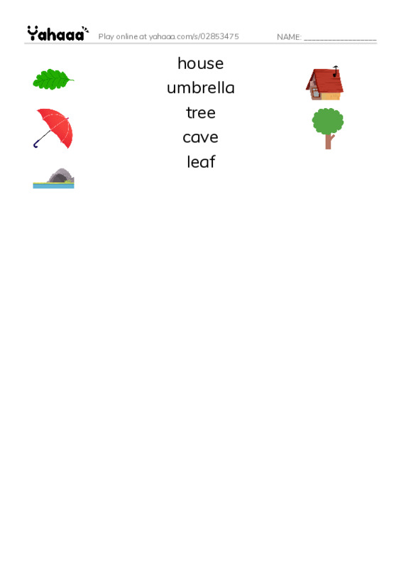 Match both sides worksheet for What gives cover