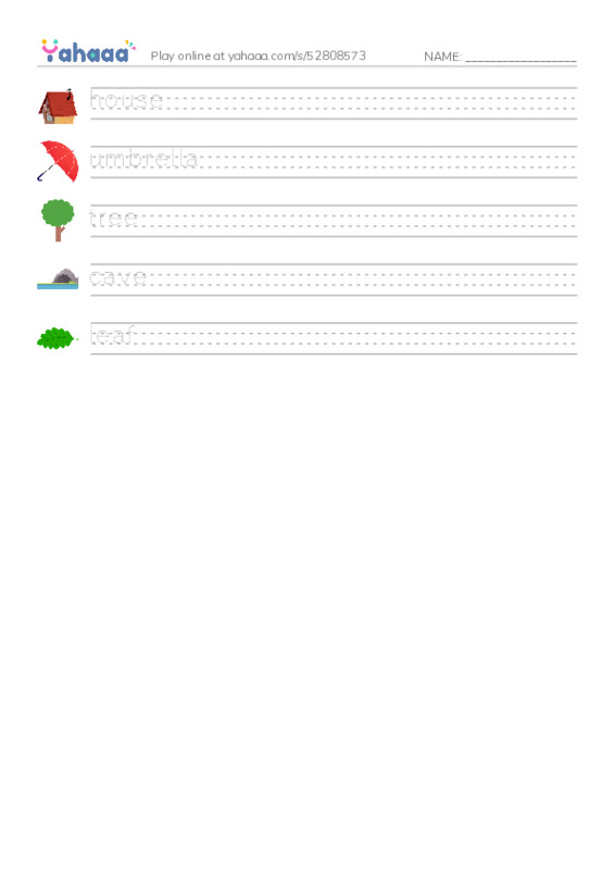 Handwriting lines worksheet for What gives cover