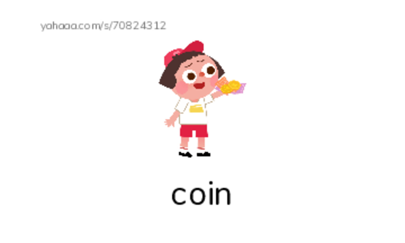 Index cards with pictures worksheet for coin, join, foil and 7 more