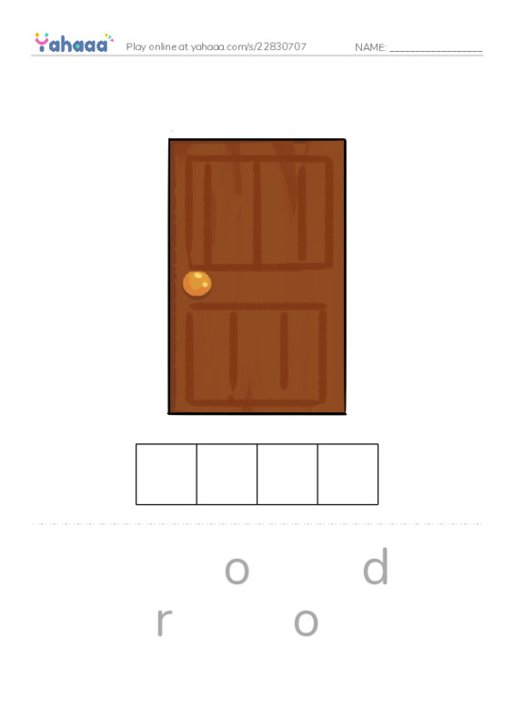 Letter scramble puzzle worksheet for Basic 1