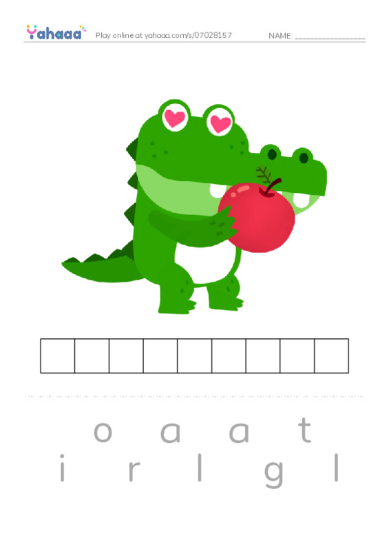 Letter scramble puzzle worksheet for review2-32