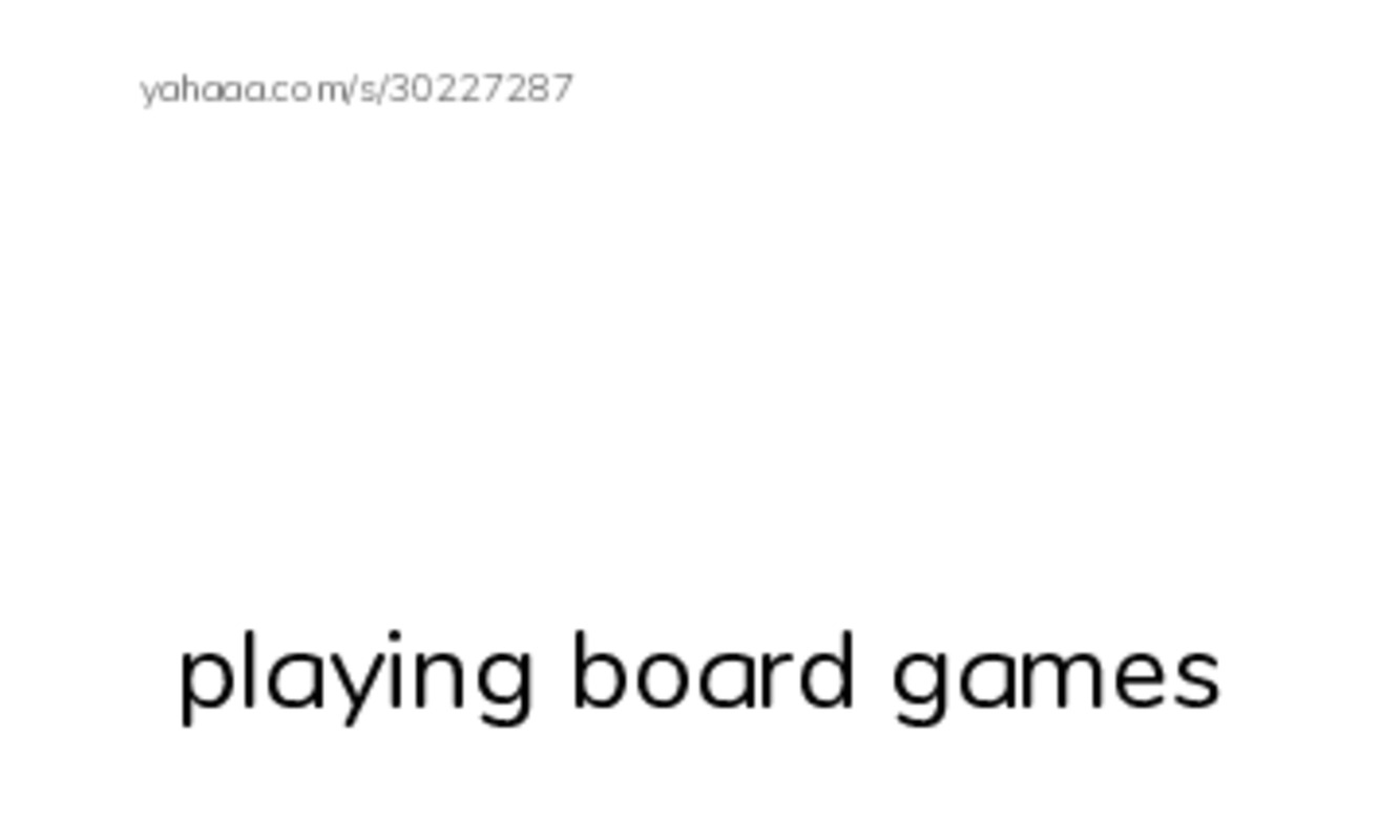 Hobbies PDF index cards with images